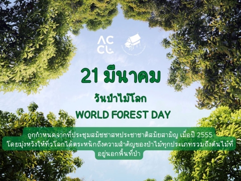 21 มีนาคม วันป่าไม้โลก World FOREST DAY