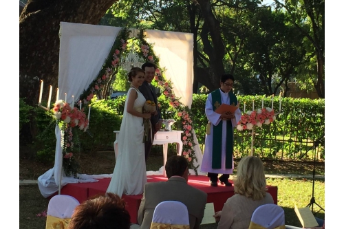 Christian wedding ceremony