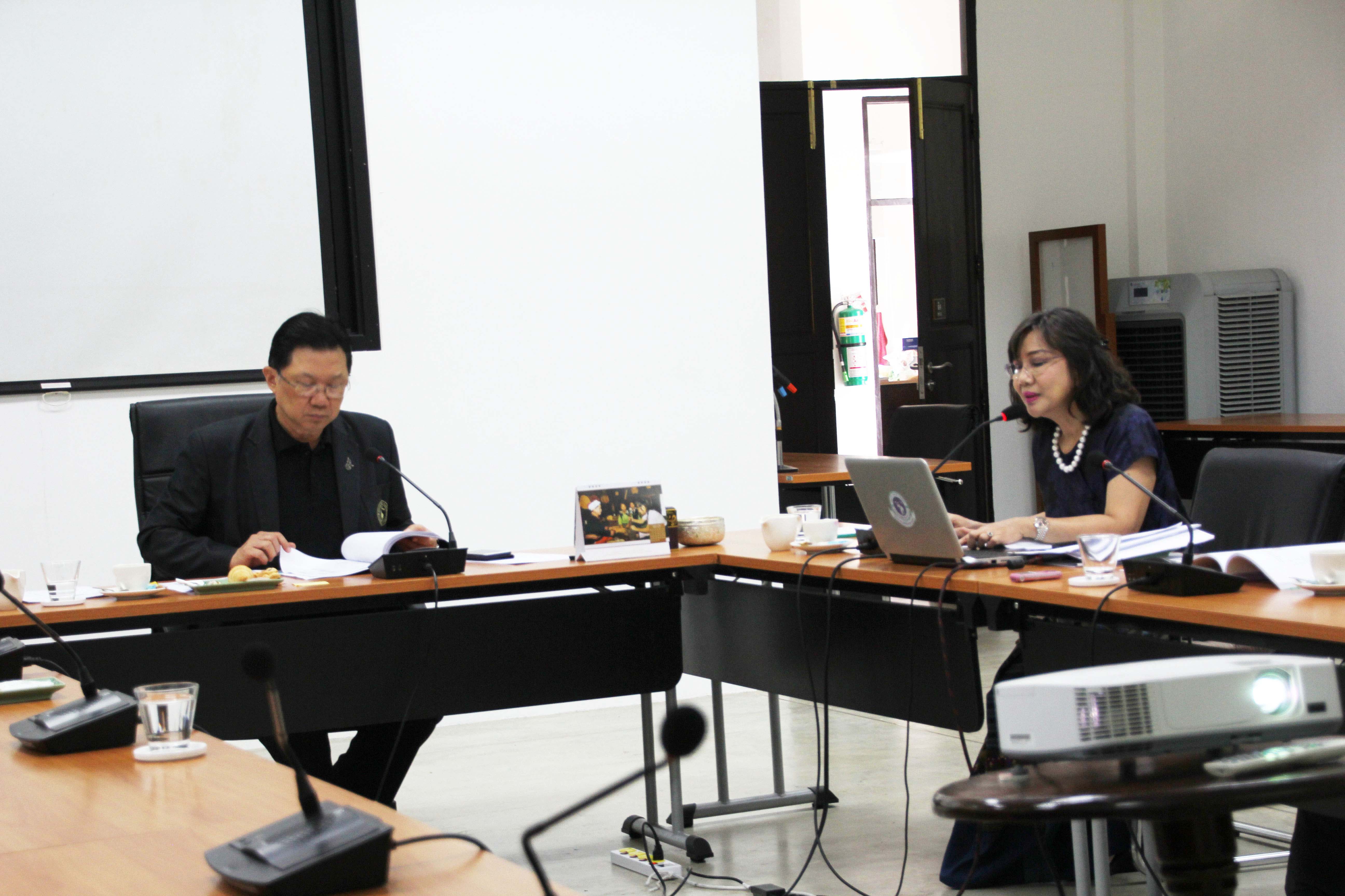การประชุมคณะกรรมการอำนวยการประจำสำนักส่งเสริมศิลปวัฒนธรรม ครั้งที่ 1/2560