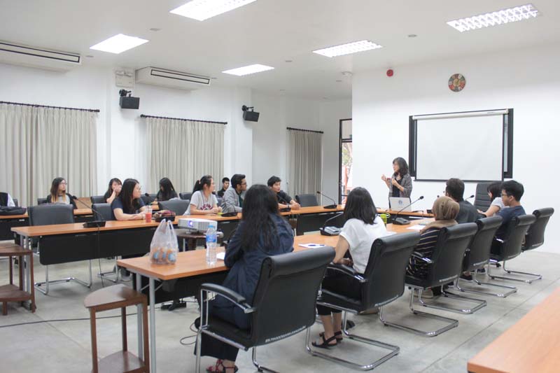 รักษาการแทนผู้อำนวยการสำนักส่งเสริมศิลปวัฒนธรรม ให้เกียรติเป็นวิทยากรบรรยายแก่นักศึกษา Nanyang Technological University ประเทศสิงคโปร์
