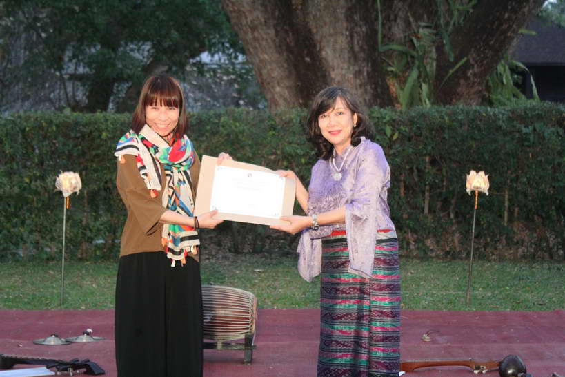 พิธีมอบใบประกาศนียบัตรแก่นักศึกษาและคณาจารย์จากมหาวิทยาลัยเกียวโตเซกะ ประเทศญี่ปุ่น