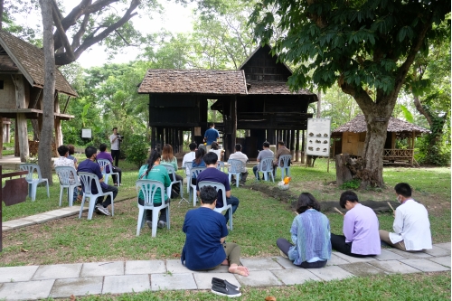 พิธีบอกกล่าววิญญาณผู้ปกปักรักษาเรือนกาแล(อุ๊ยผัด) เพื่อดำเนินงานโครงการ Conservation of Traditional Lanna Architecture in Chiang Mai ภายใต้ทุนรางวัล AFCP 2019 – 2021