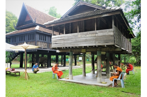 พิธีถอนหลองข้าวสารภี เพื่อดำเนินงานโครงการ Conservation of Traditional Lanna Architecture in Chiang Mai ภายใต้ทุนรางวัล AFCP 2019 – 2021