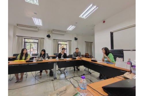 การประชุมเพื่อหารือในการจัดโครงการบูรณาการจัดสื่อการสอนภาษาไทยและต่างประเทศออนไลน์ ผ่านสื่อหุ่นกระบอกและวัฒนธรรมล้านนา