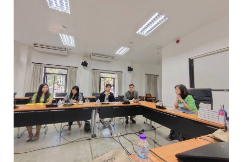 การประชุมเพื่อหารือในการจัดโครงการบูรณาการจัดสื่อการสอนภาษาไทยและต่างประเทศออนไลน์ ผ่านสื่อหุ่นกระบอกและวัฒนธรรมล้านนา