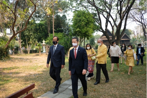 ร่วมต้อนรับอุปทูตรักษาการเอกอัครราชทูตสหรัฐอเมริกาประจำประเทศไทย และคณะ