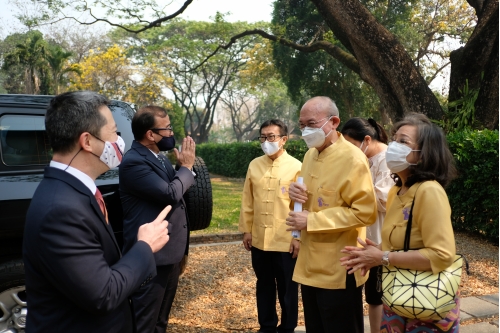 ร่วมต้อนรับอุปทูตรักษาการเอกอัครราชทูตสหรัฐอเมริกาประจำประเทศไทย และคณะ