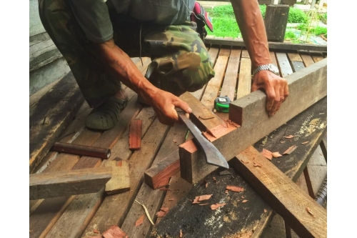 เทคนิคการบากไม้ - Making wood joints technique