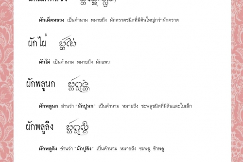 ผักแผ็ด ผักเผ็ดหลวง ผักไผ่ ผักพลูนก ผักพลูลิง ผักพ่อค้าตีเมีย -  22 มิถุนายน 2564