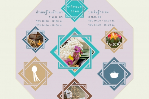 ขอเชิญเข้าร่วมกิจกรรม Lanna Crafts Workshop 