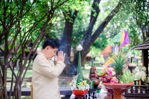 พิธีทำบุญวันคล้ายวันสถาปนาสำนักส่งเสริมศิลปวัฒนธรรมและล้านนาสร้างสรรค์ (ACCL) ครบรอบ 31 ปี (2 กรกฎาคม 2566)