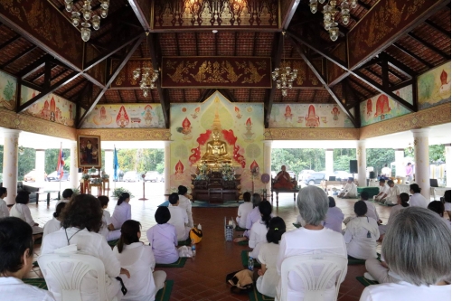 พิธีมอบวุฒิบัตรและพิธีปิดโครงการบวชเนกขัมมจาริณี เพื่อถวายเป็นพระราชกุศล เนื่องในโอกาสที่สมเด็จพระนางเจ้าสิริกิติ์ พระบรมราชินีนาถ พระบรมราชชนนีพันปีหลวง ทรงเจริญพระชนมพรรษา 91 พรรษา (12 สิงหาคม 2566)