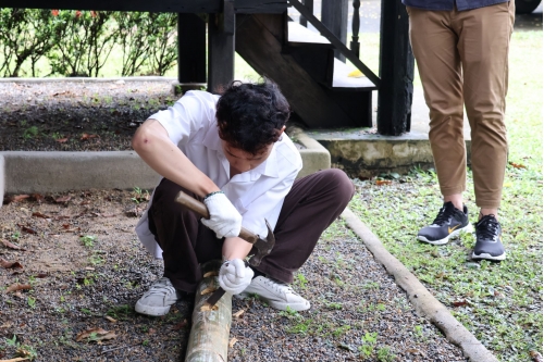 พิธีเปิดโครงการ “อบรมเชิงปฏิบัติการด้านสถาปัตยกรรมเรือนพื้นถิ่นล้านนา”  (เรือนเครื่องผูก)  