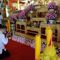  ร่วมพิธีรื้อถอนเรือนฝาไหล (เรือนแม่นายคำเที่ยง) ณ วัดสวนดอก