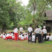 คณะครูและนักเรียนจากโรงเรียนดาราวิทยาลัย เยี่ยมชมพิพิธภัณฑ์เรือนโบราณล้านนา มช.