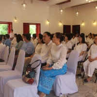 พิธีเปิดโครงการบวชเนกขัมมจาริณี เพื่อถวายเป็นพระราชกุศล สมเด็จพระนางเจ้าสิริกิติ์ พระบรมราชินีนาถ พระบรมราชชนนีพันปีหลวง เนื่องในโอกาสทรงเจริญพระชนมพรรษา 87 พรรษา