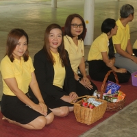 พิธีทำบุญตักบาตรและเจริญพระพุทธมนต์ถวายเป็นพระราชกุศลแด่พระบาทสมเด็จพระวชิรเกล้าเจ้าอยู่หัว และพิธีลงนามถวายพระพรชัยมงคล เนื่องในวันเฉลิมพระชนมพรรษา 67 พรรษา 