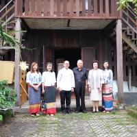  ร่วมพิธีรื้อถอนเรือนฝาไหล (เรือนแม่นายคำเที่ยง) ณ วัดสวนดอก