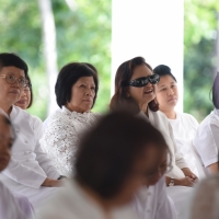 พิธีมอบวุฒิบัตรผู้เข้าร่วมโครงการบวชเนกขัมมจาริณี เพื่อถวายเป็นพระราชกุศลเนื่องในโอกาสที่สมเด็จพระนางเจ้าสิริกิติ์ฯ พระบรมราชินีนาถ พระบรมราชชนนีพันปีหลวง ทรงมีพระชนมพรรษา 87 พรรษา