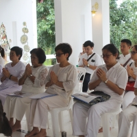 พิธีเปิดโครงการบวชเนกขัมมจาริณี เพื่อถวายเป็นพระราชกุศล สมเด็จพระนางเจ้าสิริกิติ์ พระบรมราชินีนาถ พระบรมราชชนนีพันปีหลวง เนื่องในโอกาสทรงเจริญพระชนมพรรษา 87 พรรษา