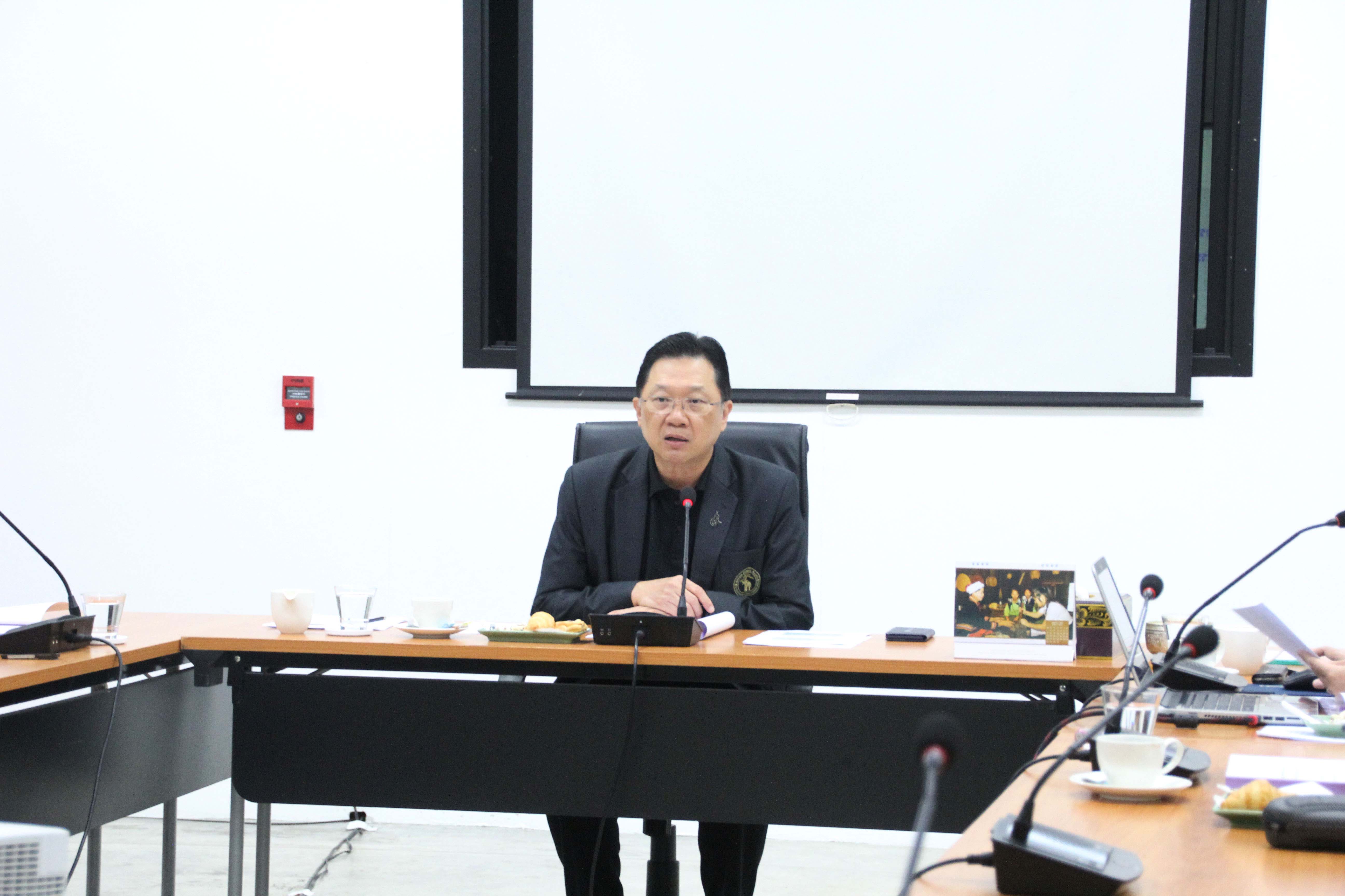 การประชุมคณะกรรมการอำนวยการประจำสำนักส่งเสริมศิลปวัฒนธรรม ครั้งที่ 1/2560
